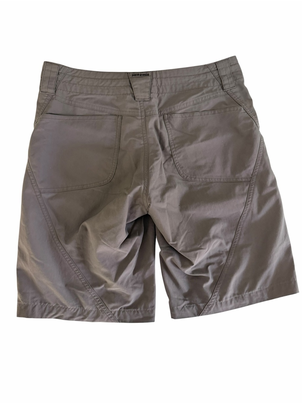 PATAGONIA Taupe/Prune Gray Hiking Shorts Outdoor Lightweight Women’s 8 - Picture 3 of 11
